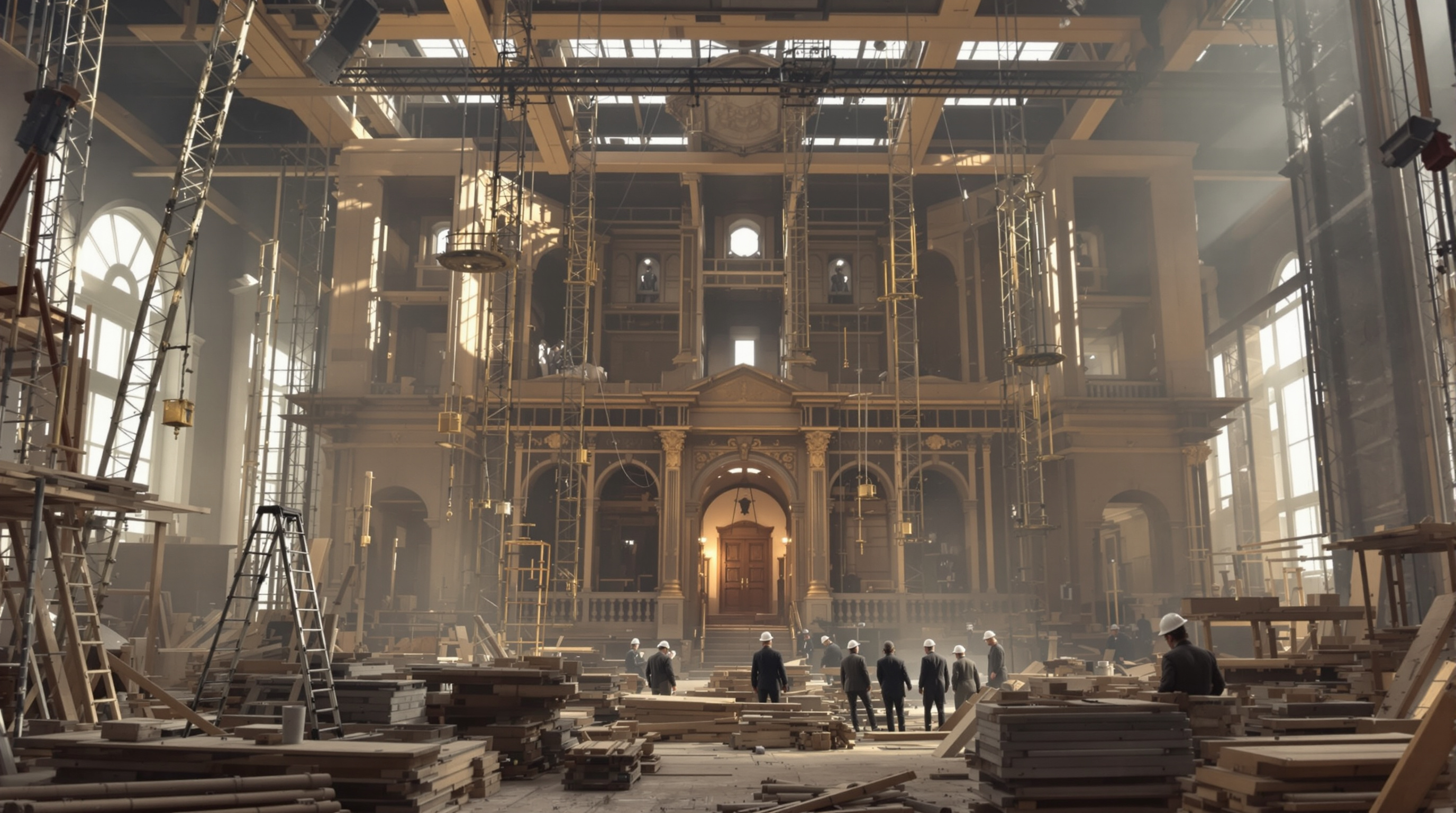 Construction de décors cinéma
