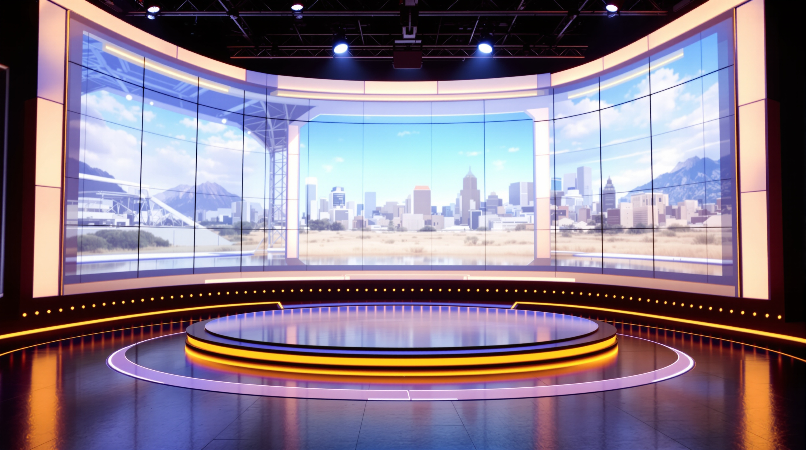 Production virtuelle LED wall